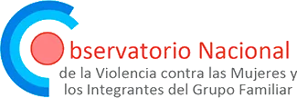 Logo observatorio nacional de la violencia contra las mujeres